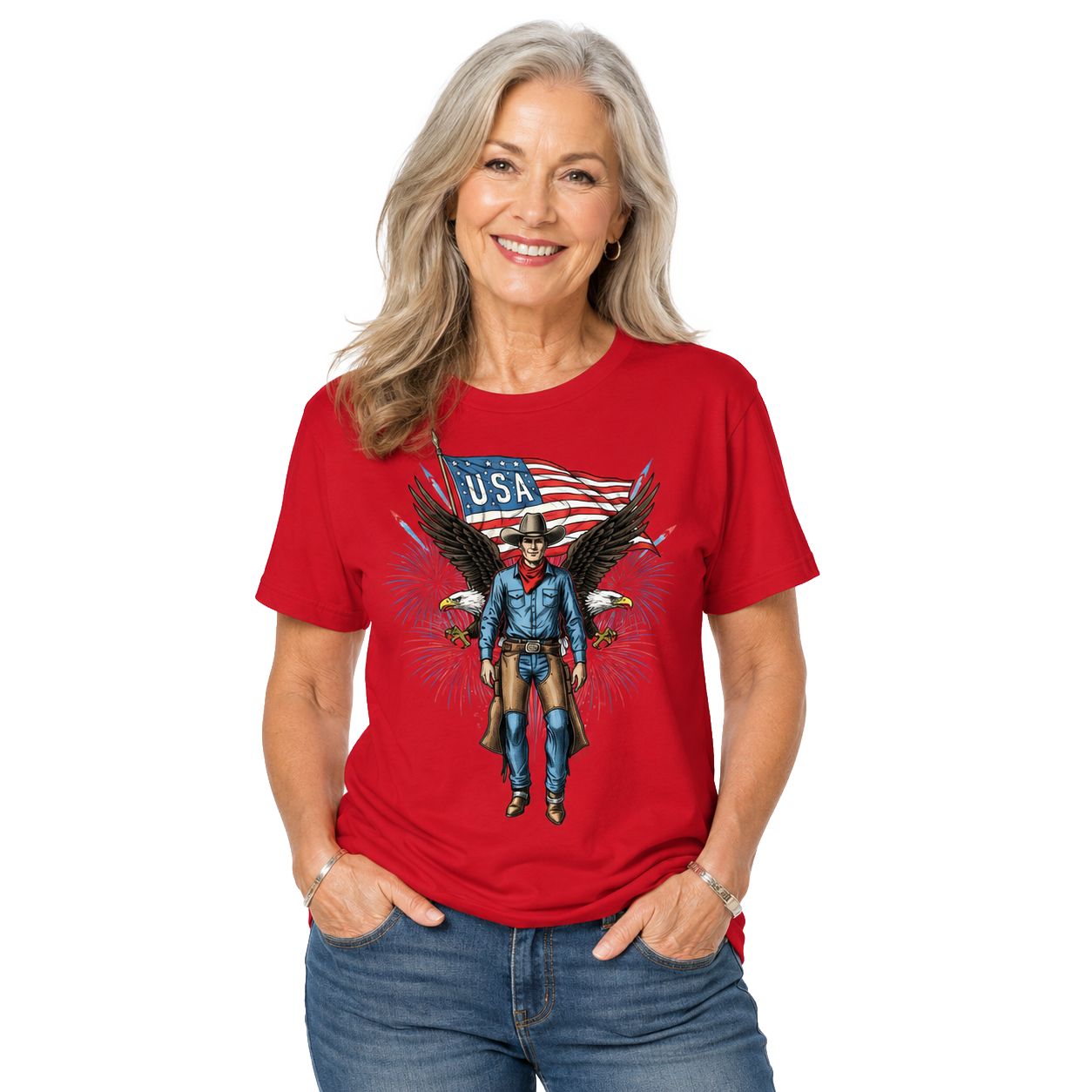 U.S. of SLAY: Western Wings Unisex T-shirt